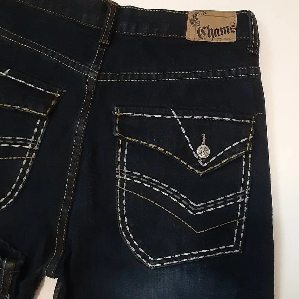 Chams Boys Boot Cut Jeans Size 18